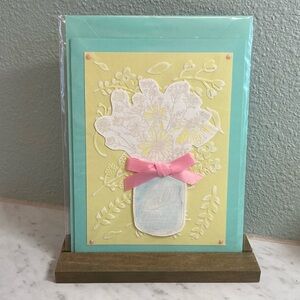 Ball Mason Jar Thinking of You Handmade Card